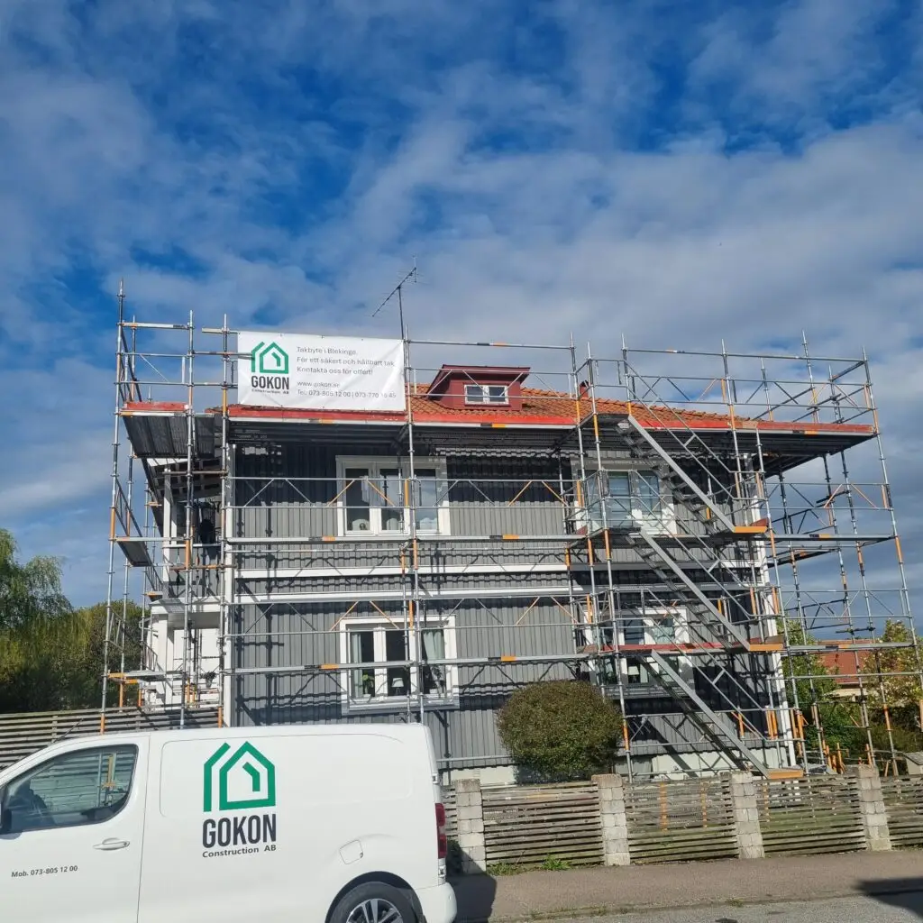 Gokon Takläggare - takbyte i Blekinge